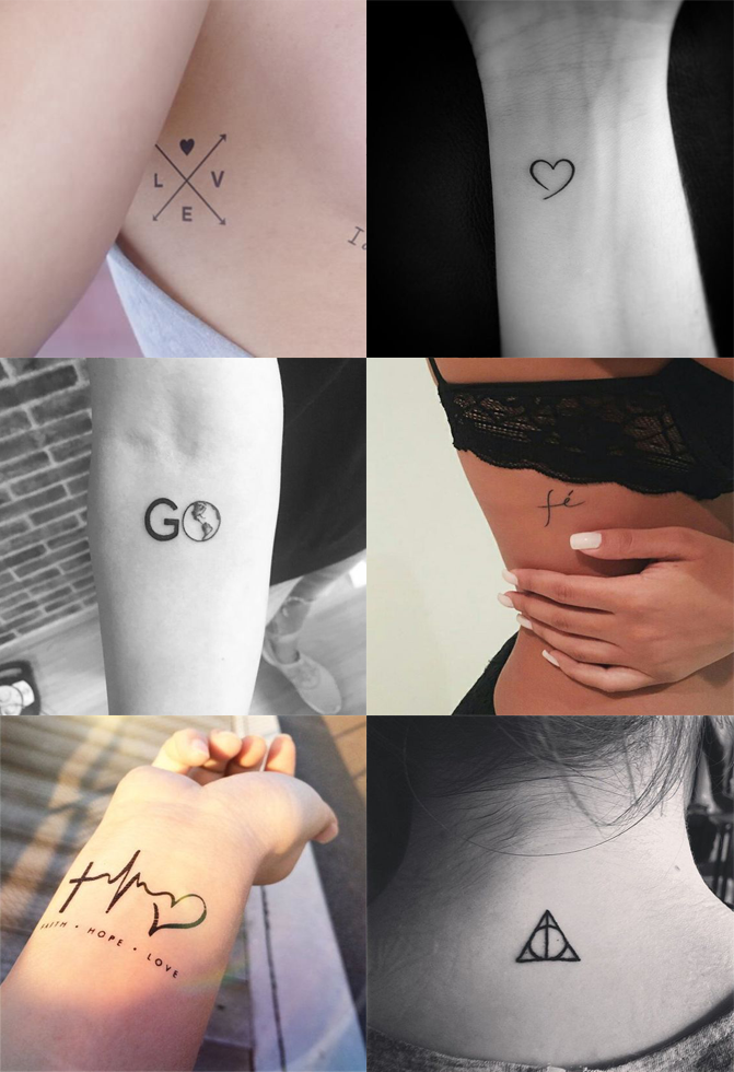 tatuagens minimalistas